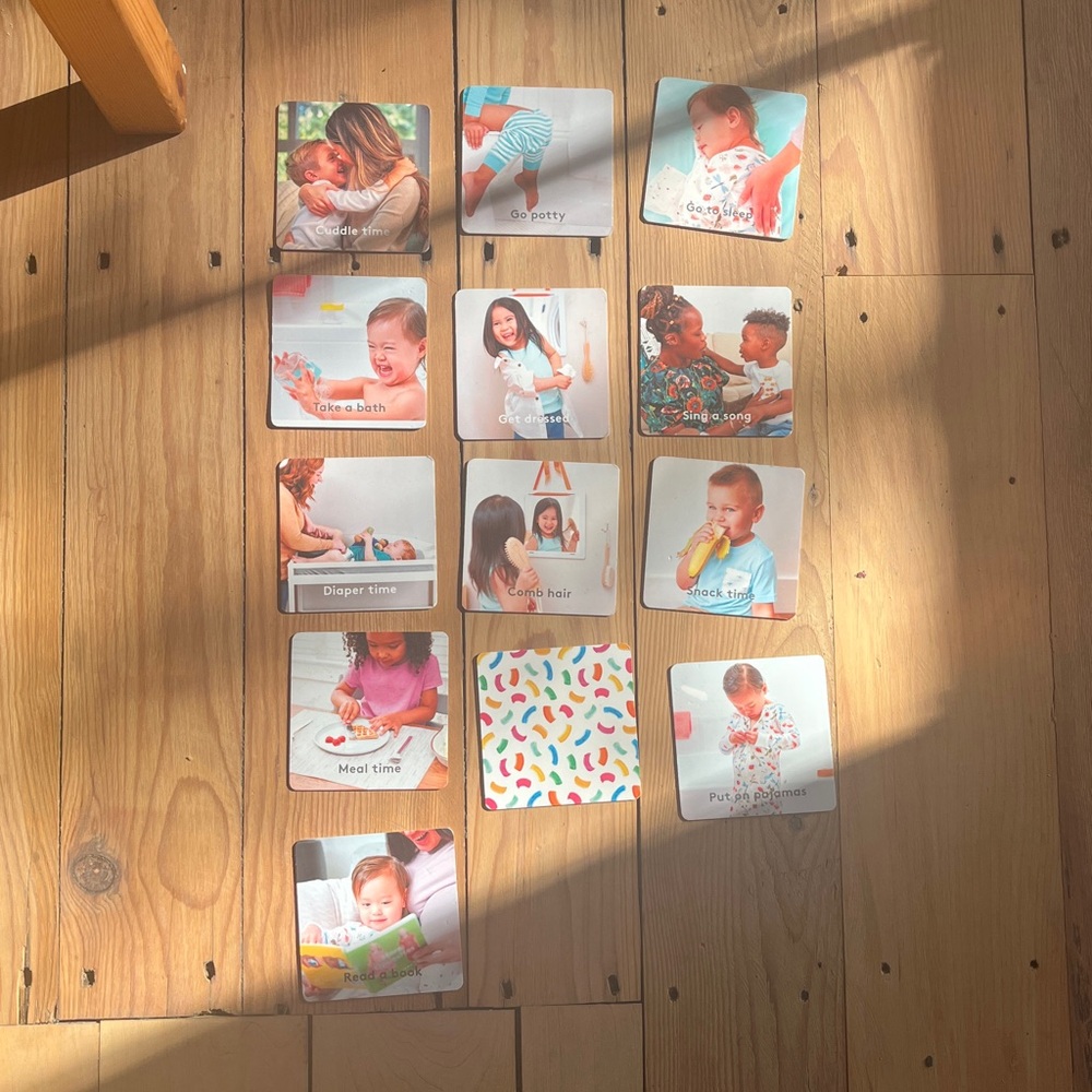 Lovevery map it out routine cards